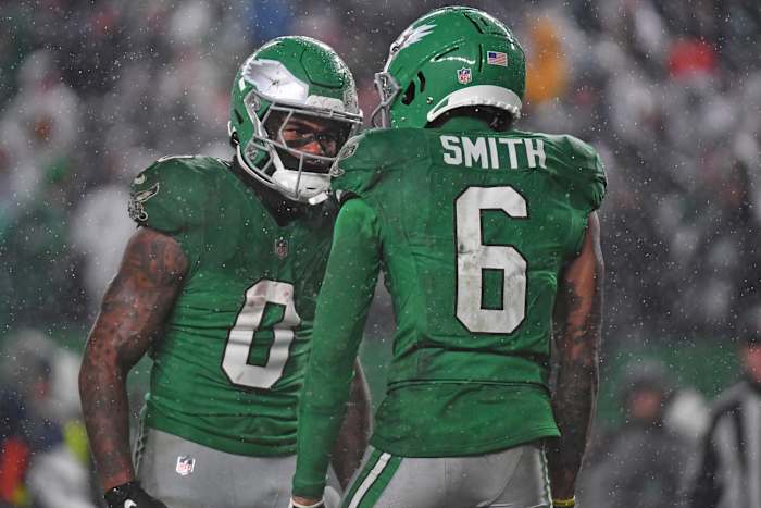 D'Andre Swift, DeVonta Smith and the Philadelphia Eagles have a chance to clinch a playoff spot in Week 15.